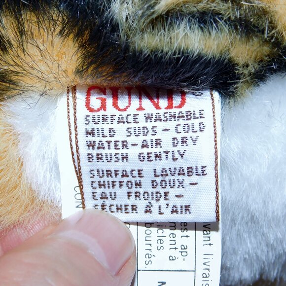 Vintage 1982 GUND 9" Tamba the Tiger Cub Plush Animal Brand New with Tags NWT - Picture 11 of 11